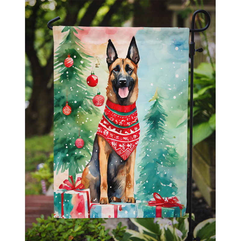 Drapeau de jardin en polyester , H 15,5 po x l 11,25 po
