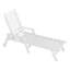 Chaise longue de patio en PEHD 1 pièce Burdge ZeaLuxe avec roulettes et dossier réglable-1131069878