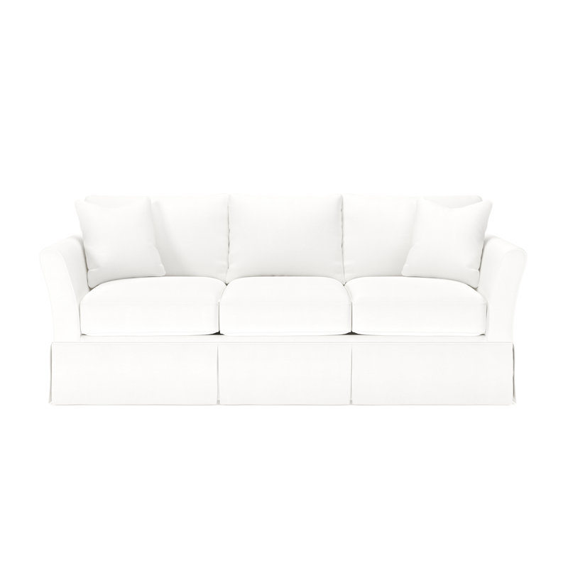 Shelby 82'' Upholstered Sofa, Bayou Off White Canvas