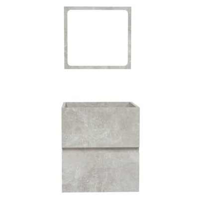 Jiovani 40cm Single Bathroom Vanity Base Only in Brown