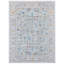 Wool Floral Area Rug in Blue/Orange-71389194