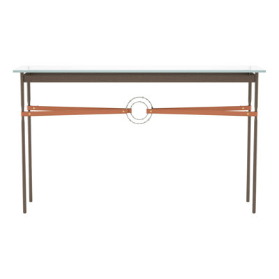 Equus 54" W Glass Top Console Table