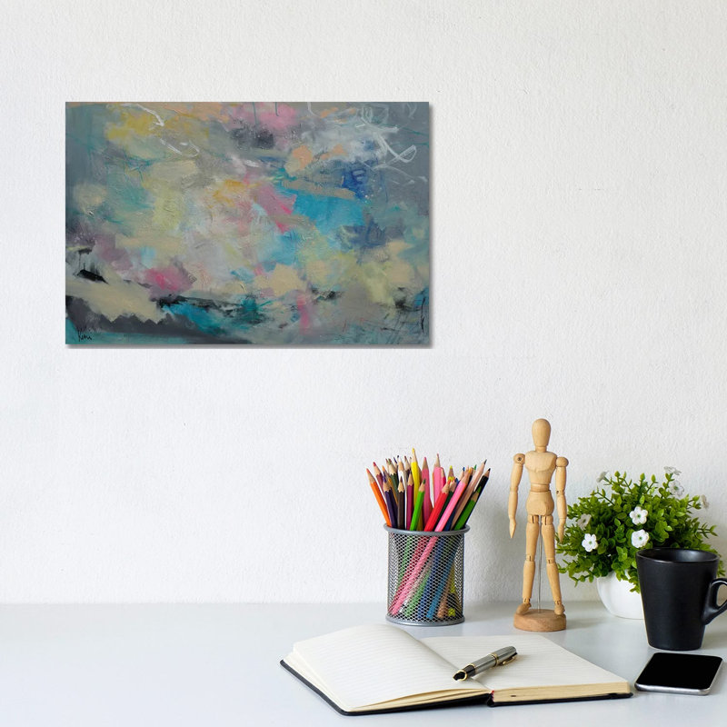 A Breath Of Beach Air by Kerri McCabe - Wrapped Canvas Painting, 20.32 cm H x 30.48 cm W