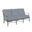 Canapé en aluminium Monaco - gris ardoise-70040644-70040642-93663390