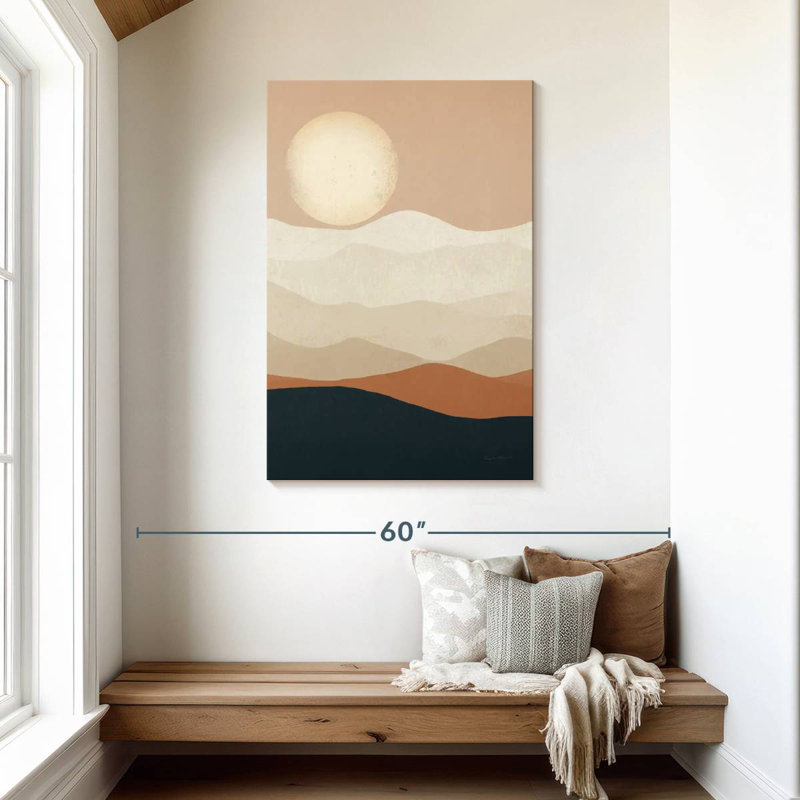 Avery Mojave Mountains And Moon, 45" H x 30" W