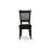 5 Piece Dinette Set for 4 Includes a Round Dining Room Table with Dropleaf and 4 Dining Chairs, Black-1876888745-1876888726-1876888727