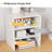 Wood Monitor Riser, 2 Tier Computer Monitor Stand