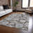 Ivany Machine Washable Stain Resistant Floral Indoor/Outdoor Rug -1671462124