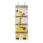 3 Sprouts - Children's Nursery Over the Door Organizer with Hooks - Giraffe
