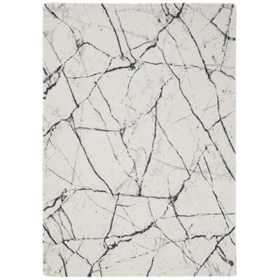 Heider Abstract Shag Area Rug