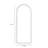 Half-circle Manufactured Wood Full Length Mirrors-129874900