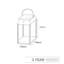 Patilo 35.5cm Integrated LED Outdoor Lantern