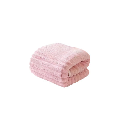Fleece Striped Towel And Bath Towel Thick  Dry Absorbent Beach Towel For Couples Soft Lightweight Towel For Bathroom Pool Gym