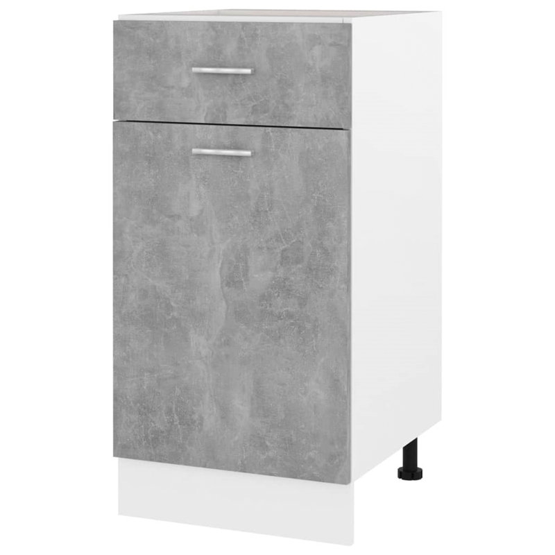Drawer Base Cabinet 40X46x81.5 Cm, Grey