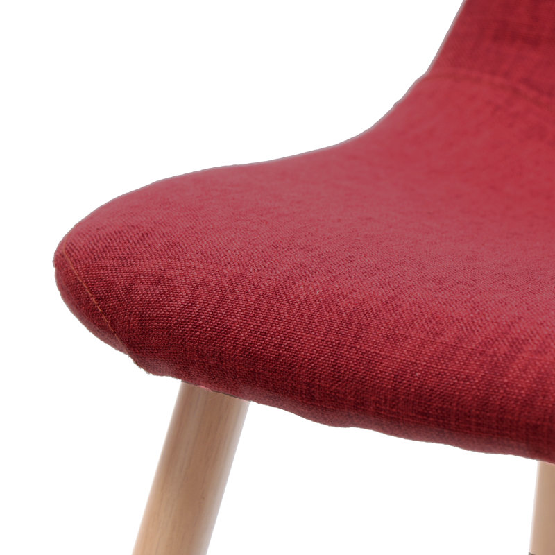Daniyel 20'' H Upholstered Side Chair, Red