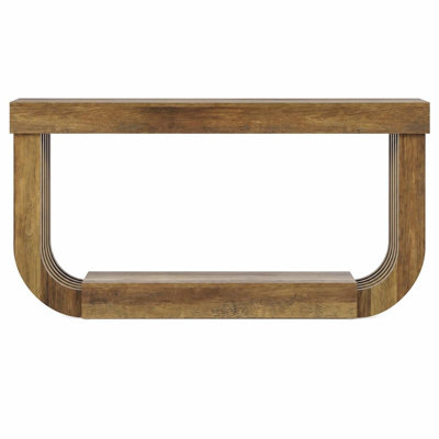 Tribesigns Farmhouse 2-Tier Console Table