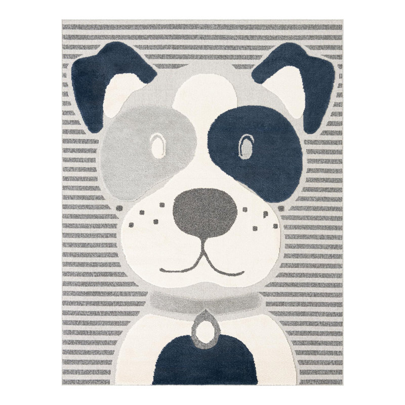 Tapis pour enfant Unique Loom Doggo, Rectangle 7 pi 10 po x 10 pi