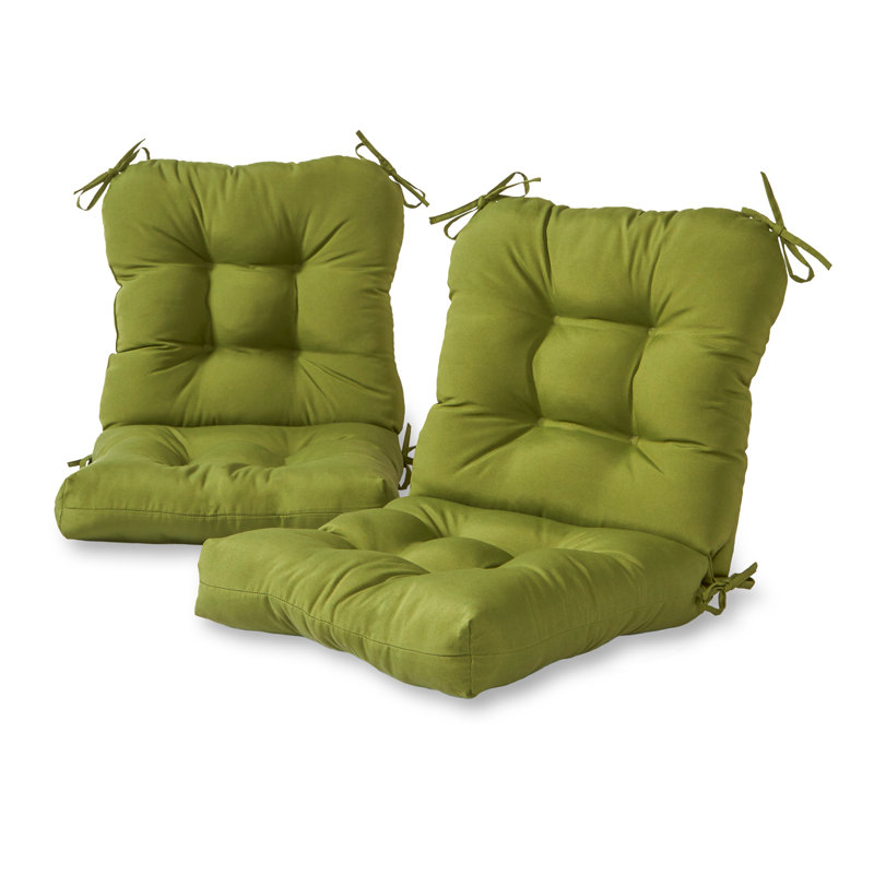 Lester Outdoor Chair Cushion, Summerside Green, 2, 21" H x 21" W x 21" D