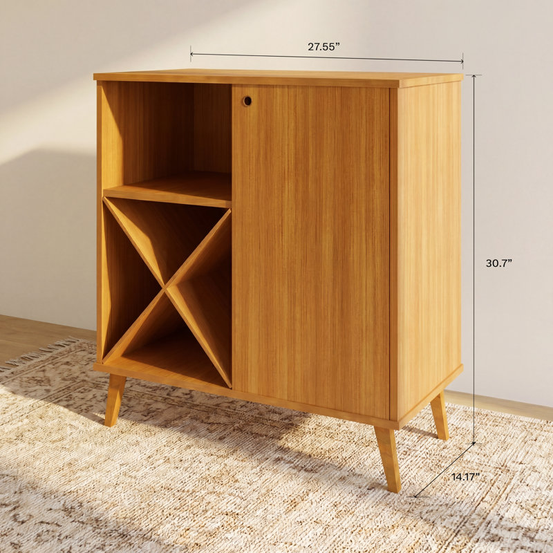 Armoire de bar Boahaus, Brun