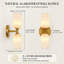 Genuine Marble Armed Sconce