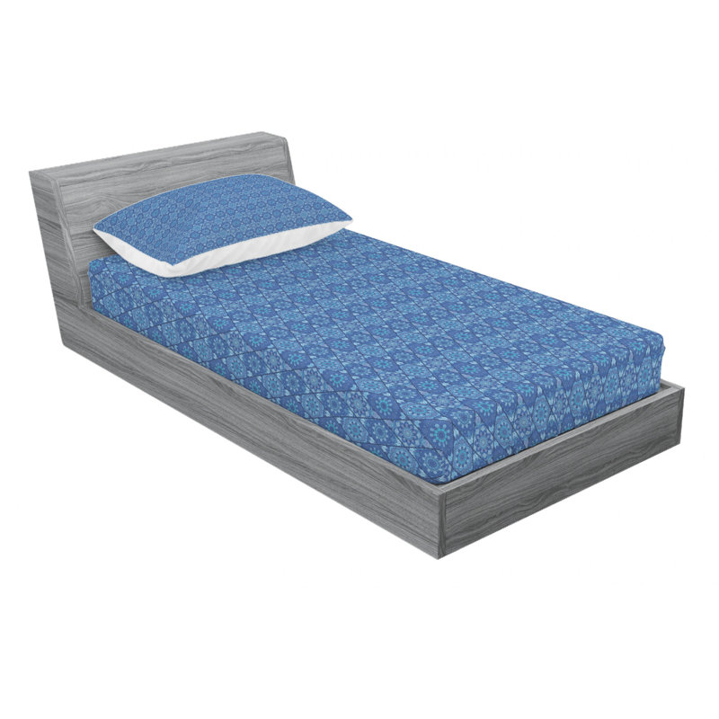 Microfiber Fitted Sheet, Twin XL Fitted Sheet with 1 Pillowcase