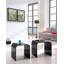 Lavern Glass Top Sled Nesting Tables