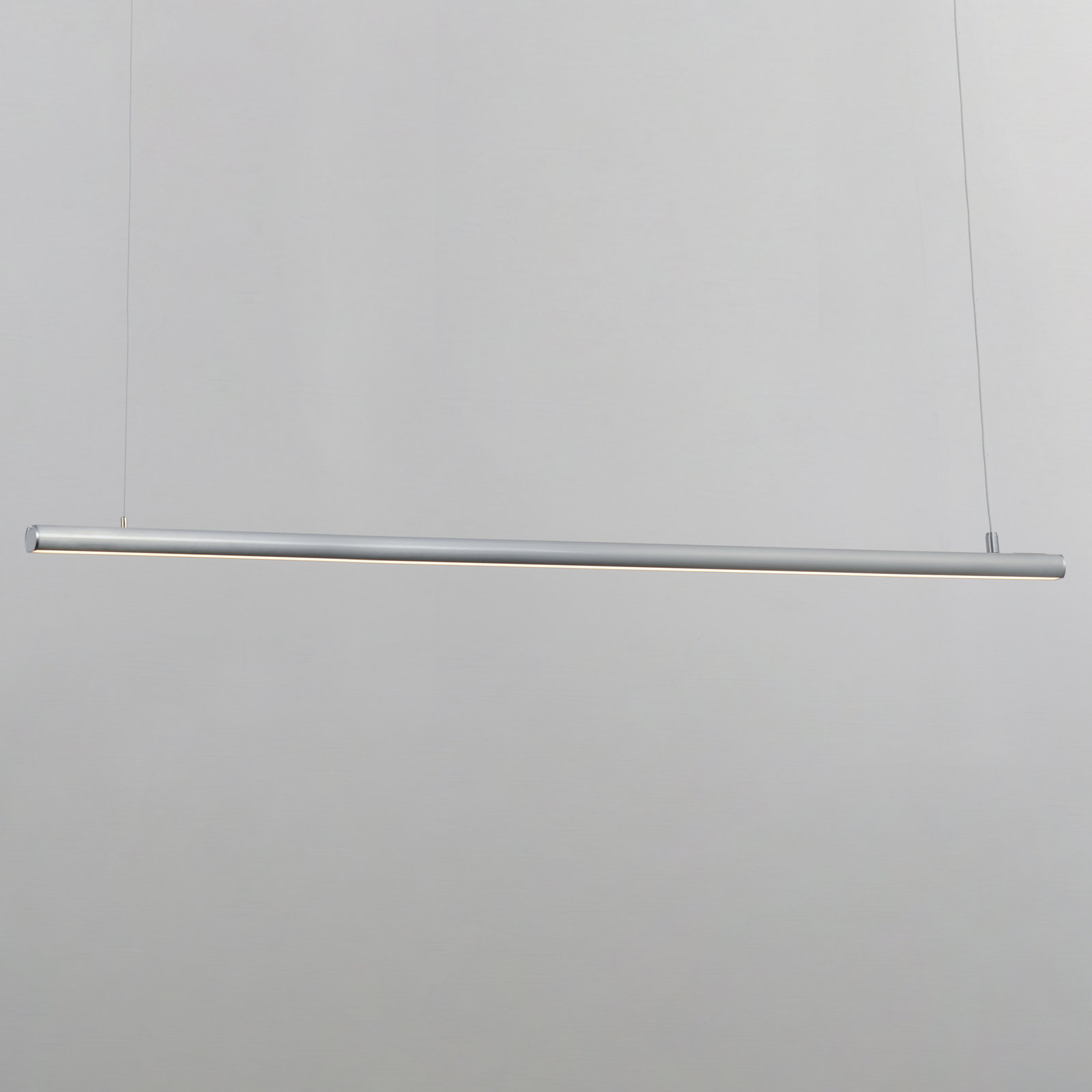 Collie Single Light LED Pendant, Satin Aluminum