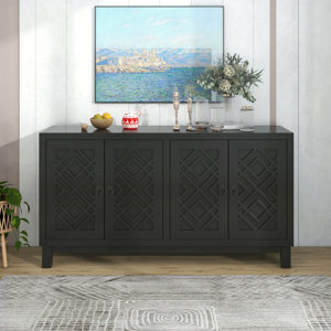 https://assets.wfcdn.com/im/34206642/resize-h300-w300%5Ecompr-r85/2758/275898815/Scarlotte+Accent+Cabinet+with+Pull+Ring+Handles%2CStorage+Sideboard%2C+4+Door+Buffet+Cabinet.jpg