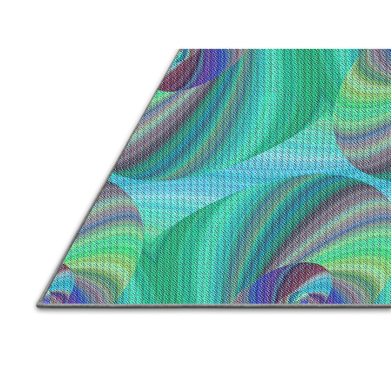 Performance Wool Abstract Indoor Rug, Rectangle 5' x 7'