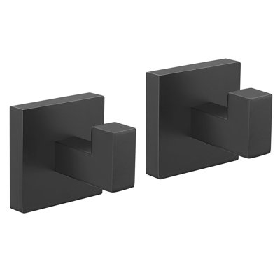 Stainless Steel Towel Hook Wall Mounted (Set Of 2)