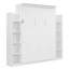 Full Size Murphy Bed With Shelves And LED Lights For Space-Saving And Multi-Function Use-446715602