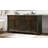 61'' Double Bathroom Vanity with Marble Top