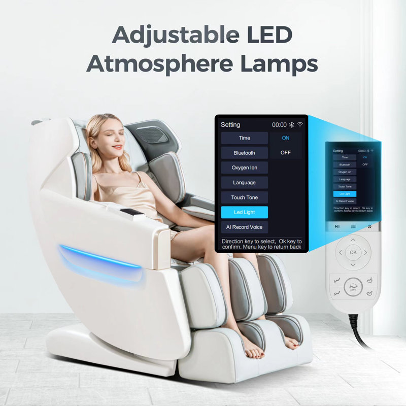 2024 SL Track Massage Chair, Zero Gravity Massage Chairs Full Body with Auto Body Scan