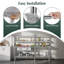 Ensemble de table en acier inoxydable Precision Zenith, table de préparation de cuisine avec tablette réglable, surface en métal certifiée NSF (inclut les roues et le dosseret) pour la cuisine, le restaurant, l'hôtel et le garage-121672941
