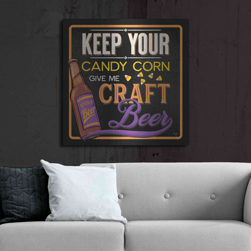 «Keep Your Candy Corn» par Mollie B Art, H 36 po x l 36 po