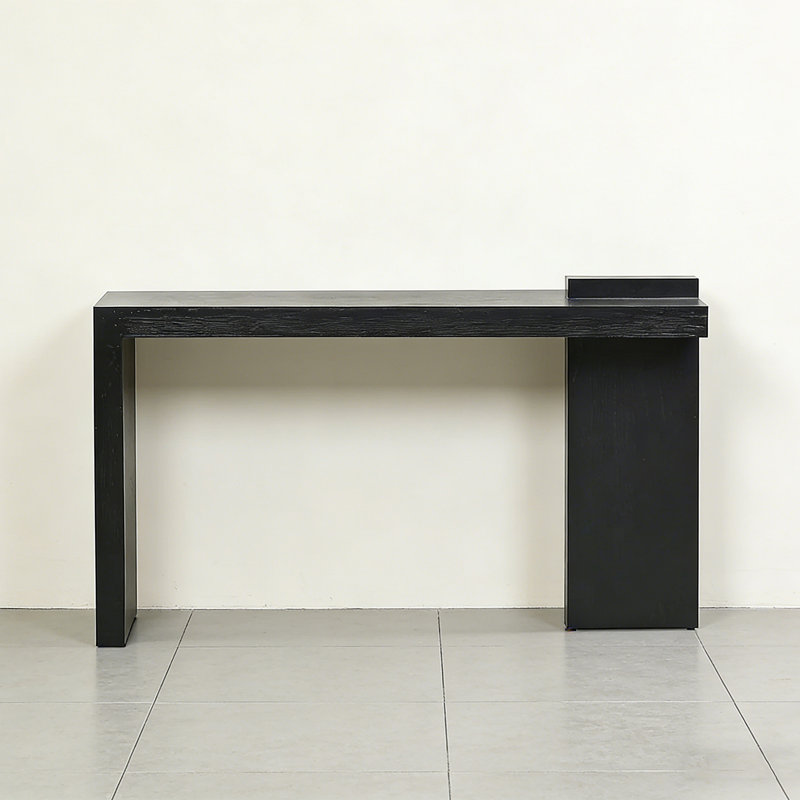Console Retro Minimalist Art, H 33,46 po x l 55,12 po x P 15,75 po, Noir
