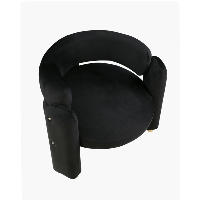 Chaise simple, Noir