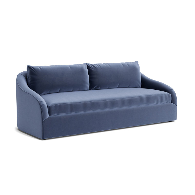 Laurel 90 Sofa, Performance Velvet - Indigo