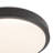 Cohlette 12-in Black dimmable LED Flush Mount-124959461