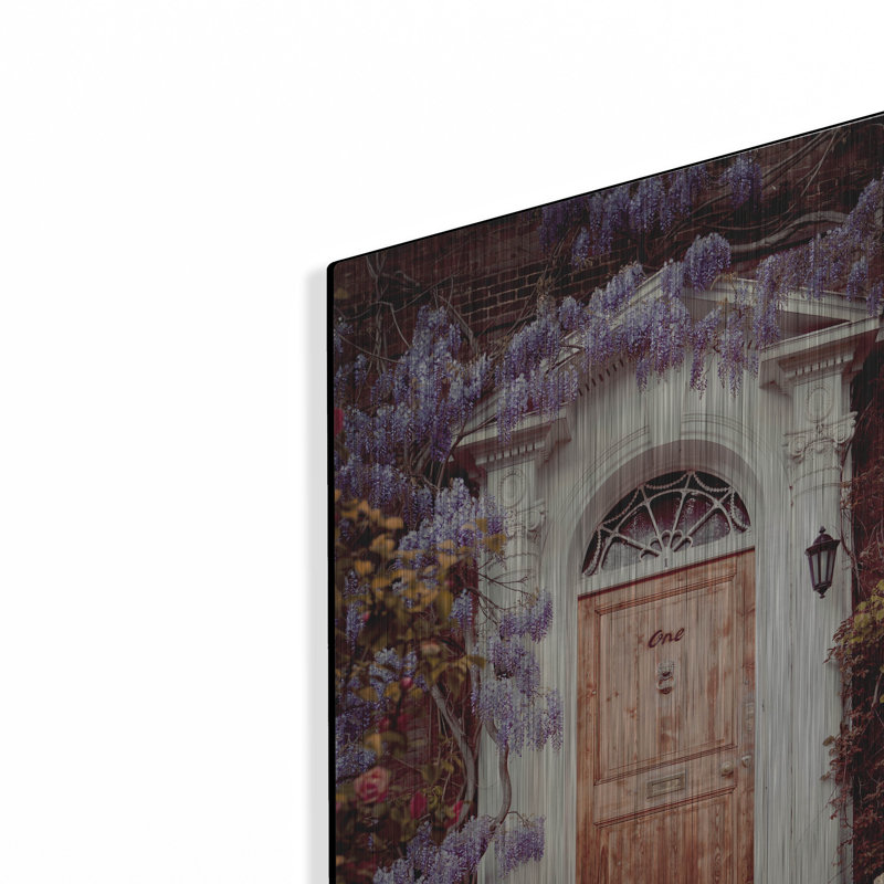Latitude Run® ' Dream Home' by Irene Suchocki, Metal Wall Art, 12"x16", 16" H x 12" W