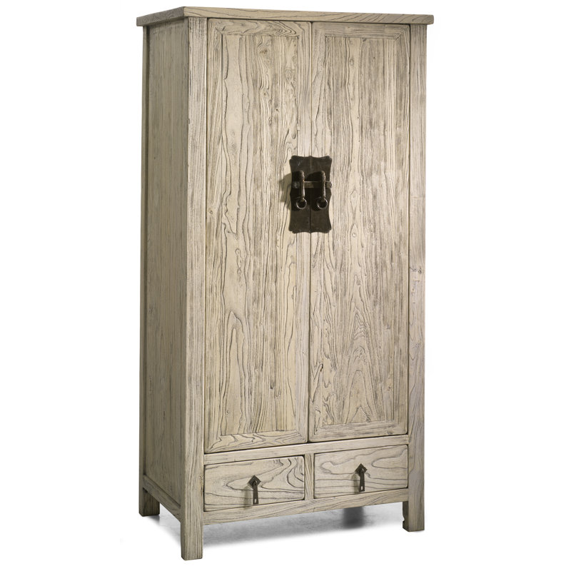Jixi 2 Door Wood Wardrobe