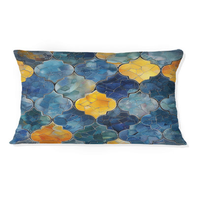 Coussin lombaire Blue Tiles I - Tiles