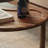 Retro irregular-shaped design coffee table
