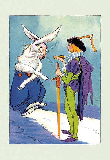 «Wag and the Prince» par John R. Neill, reproduction d'art encadrée