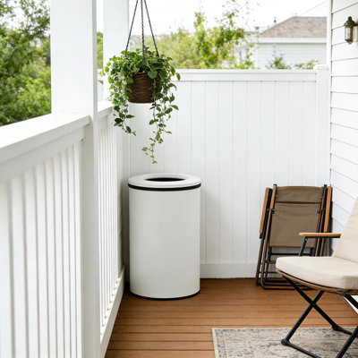 10.6 Gallon/40L Open Top Trash Can with Removable Inner Bucket for Home and Office