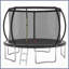 Trampoline 12 pi - standard - noir