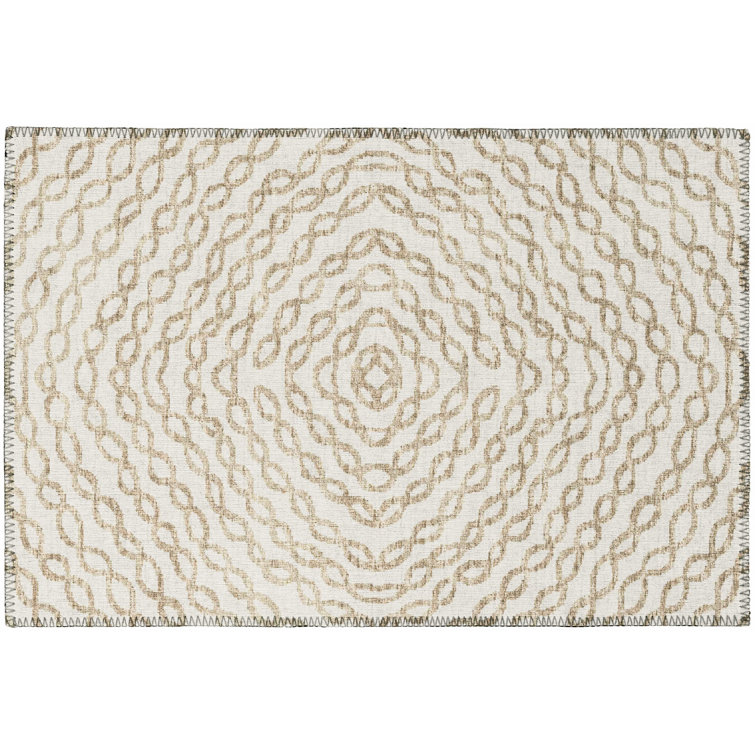 Araoluwa Chenille Washable Oriental Rug