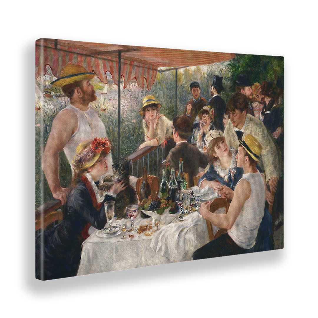 Leinwandbild Boat Party Lunch von Pierre Auguste Renoir