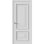 Porte intérieure | Émail blanc IMPERial 1822 | Poignée simple à panneau régulier | Portes de salle de bain et de chambre à coucher