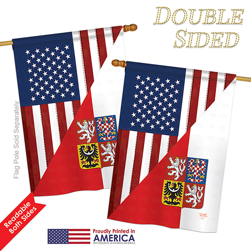 Drapeau d'américano-américain en polyester 2 faces, H 40 po x l 28 po